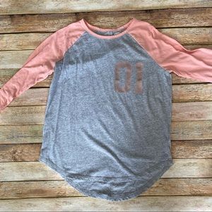 GUC Old Navy Girls Baseball Style Tee L 10/12
